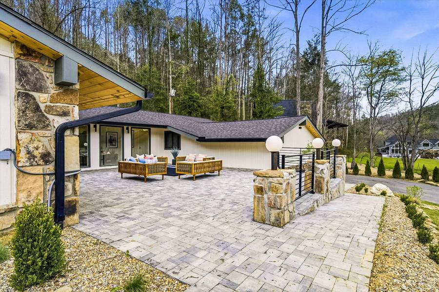 Fire pit and outdoor seating